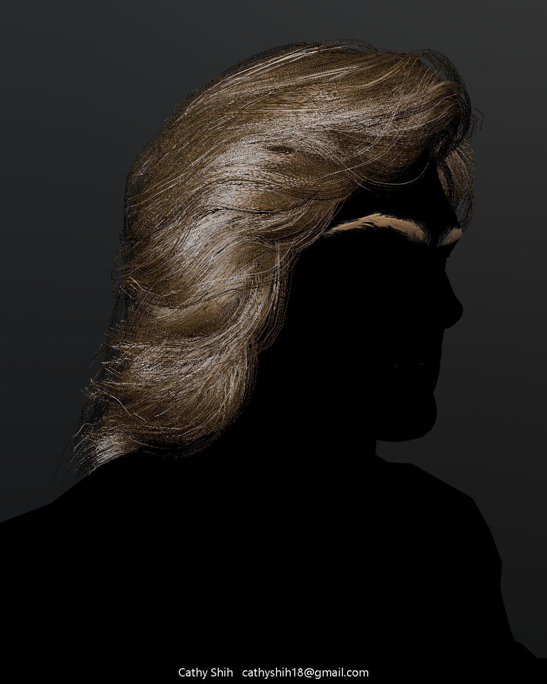 80s Hairstyle In Unity