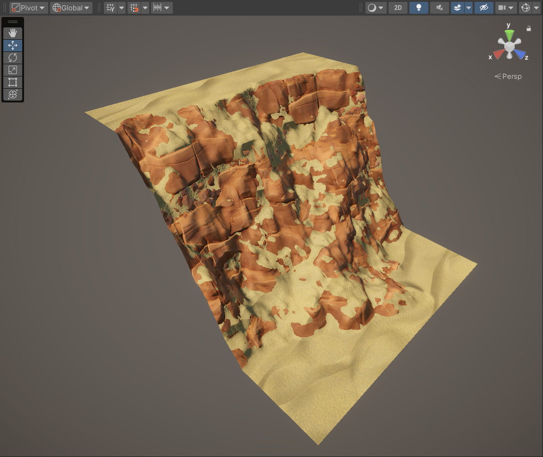 Vertex Blend Triplanar Shader In Unity